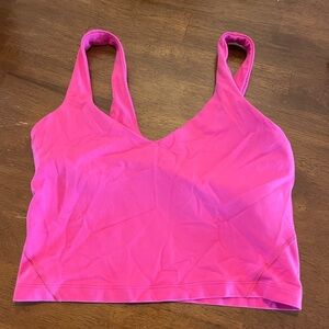 Sonic Pink Lululemon Align Crop Top